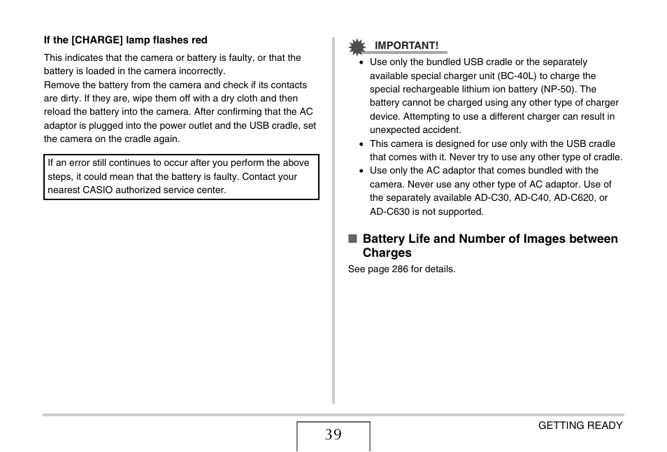 Casio EX-V8 User Manual | Page 39 / 289