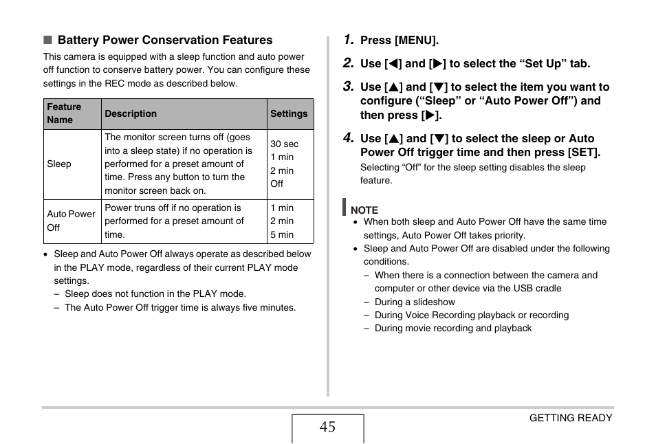 Casio EX-V8 User Manual | Page 45 / 289