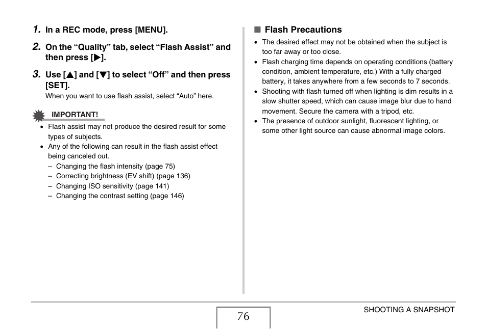 Casio EX-V8 User Manual | Page 76 / 289