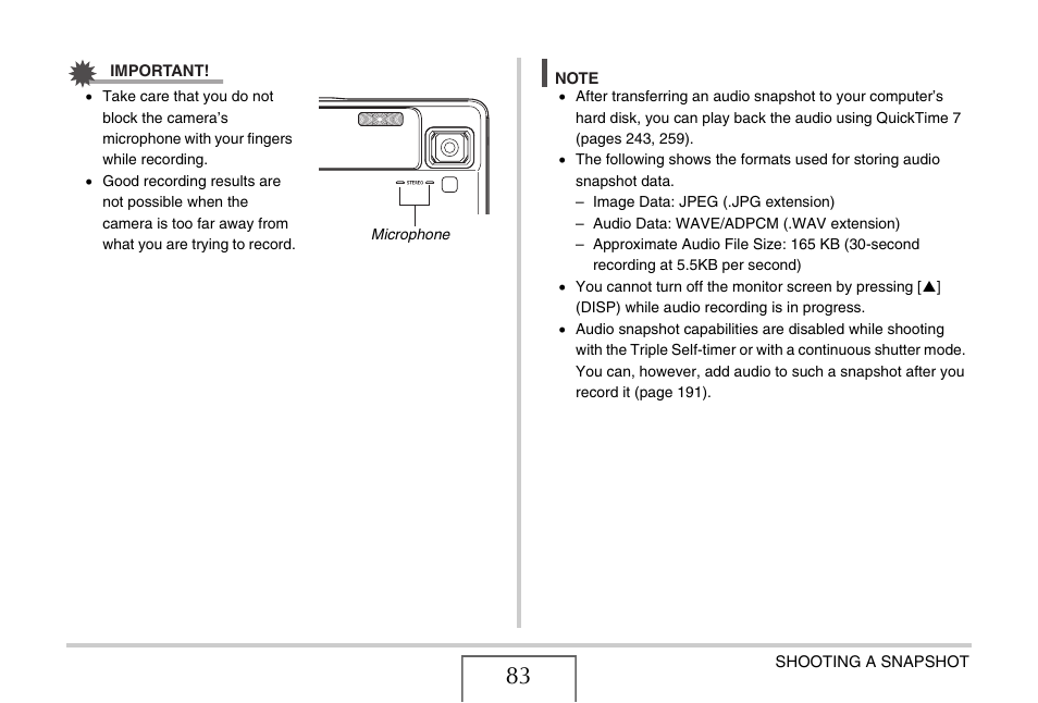 Casio EX-V8 User Manual | Page 83 / 289