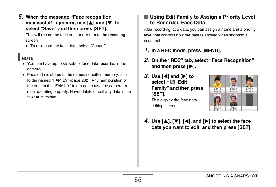 Casio EX-V8 User Manual | Page 86 / 289