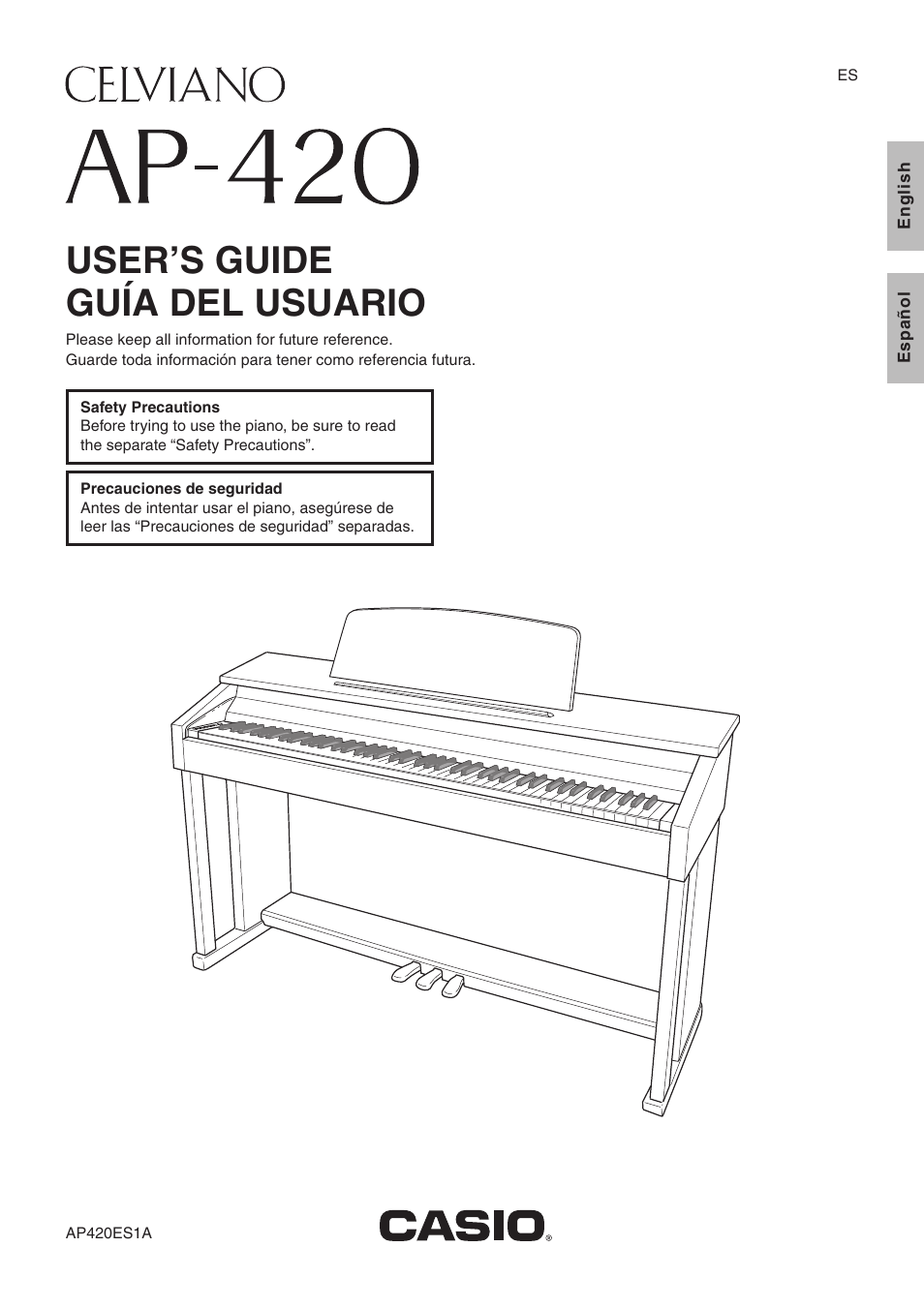 Casio CELVIANO AP-420 User Manual | 46 pages