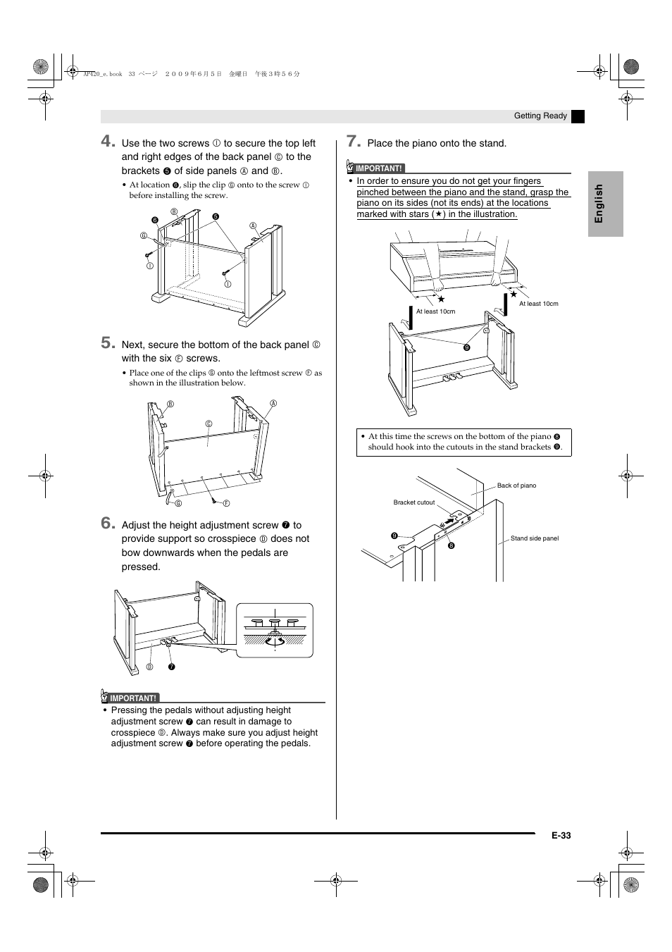 Casio CELVIANO AP-420 User Manual | Page 35 / 46