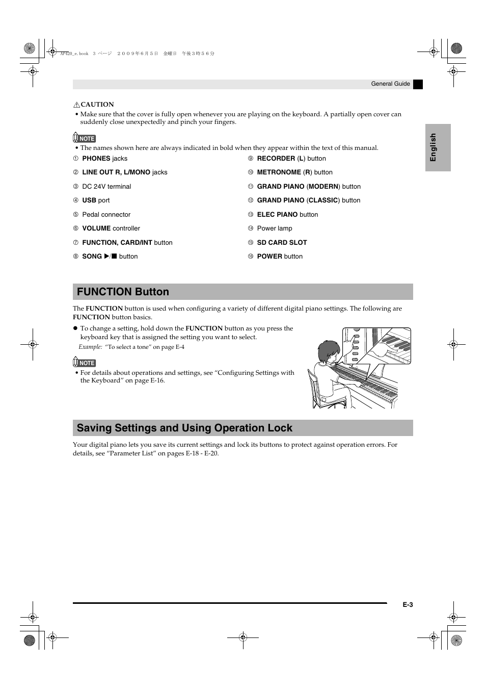 Casio CELVIANO AP-420 User Manual | Page 5 / 46