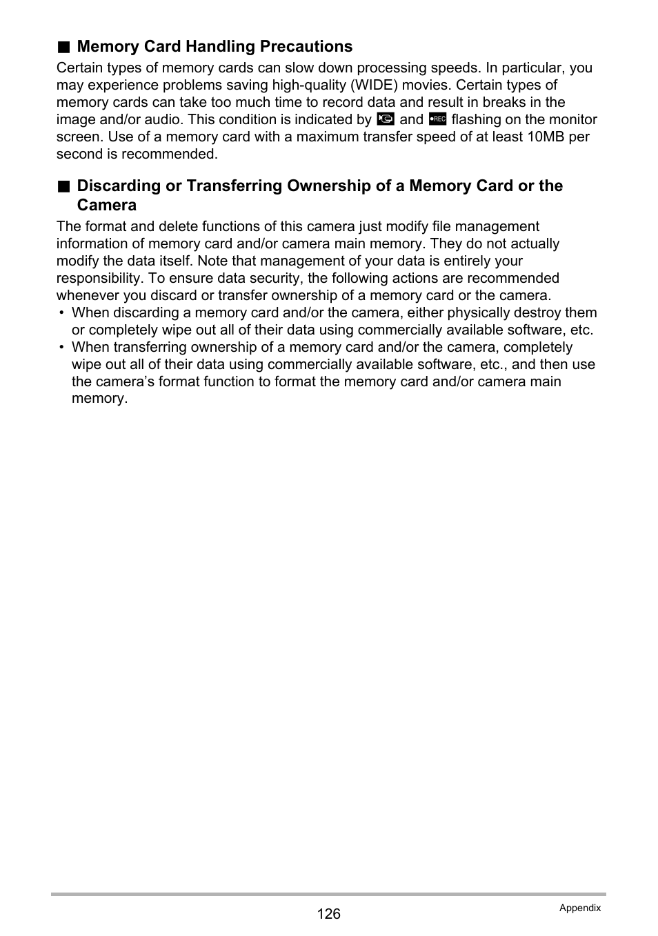 Casio EXILIM EX-Z350 User Manual | Page 126 / 143