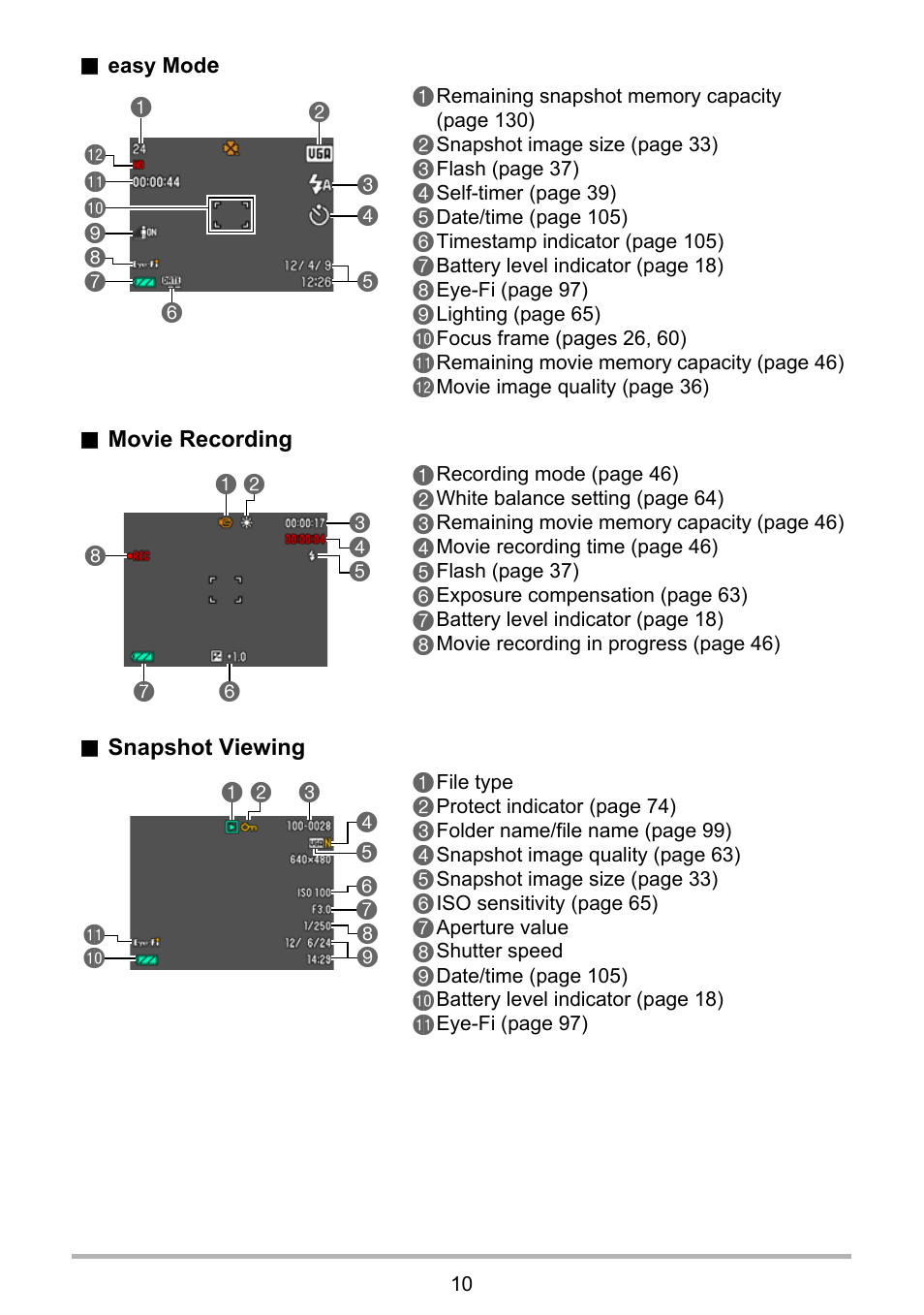 Casio EXILIM EX-ZS150 User Manual | Page 10 / 136