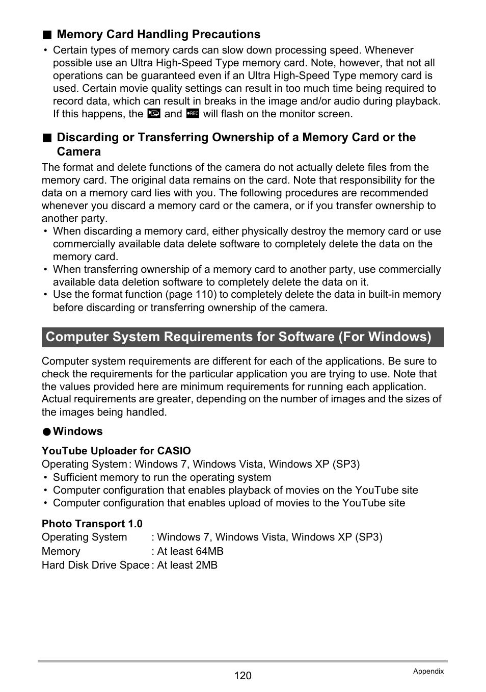Ge 120 of this manual | Casio EXILIM EX-ZS150 User Manual | Page 120 / 136