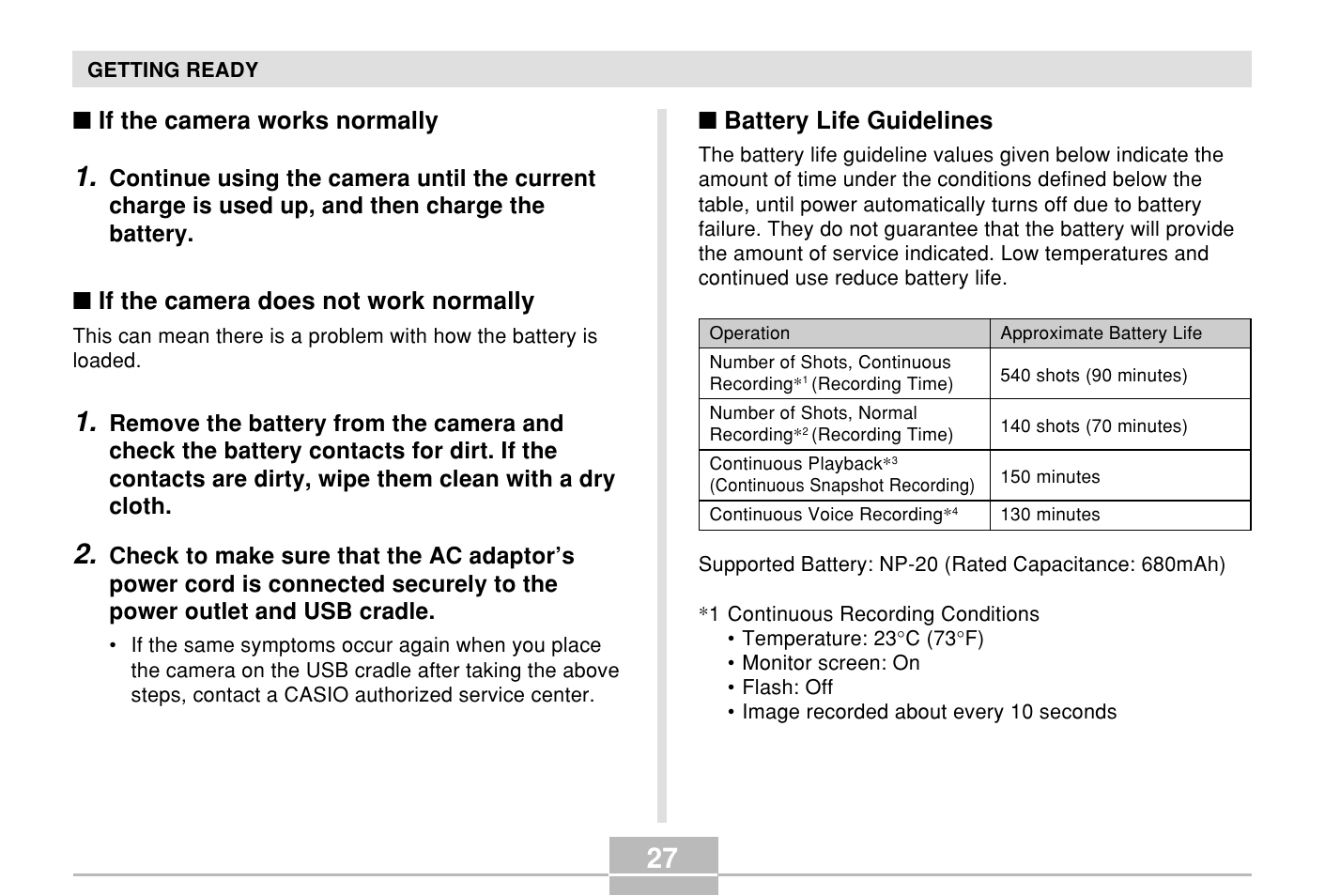 Casio E MULTI PJ CAMERA Multifunctional Camera System User Manual | Page 27 / 174