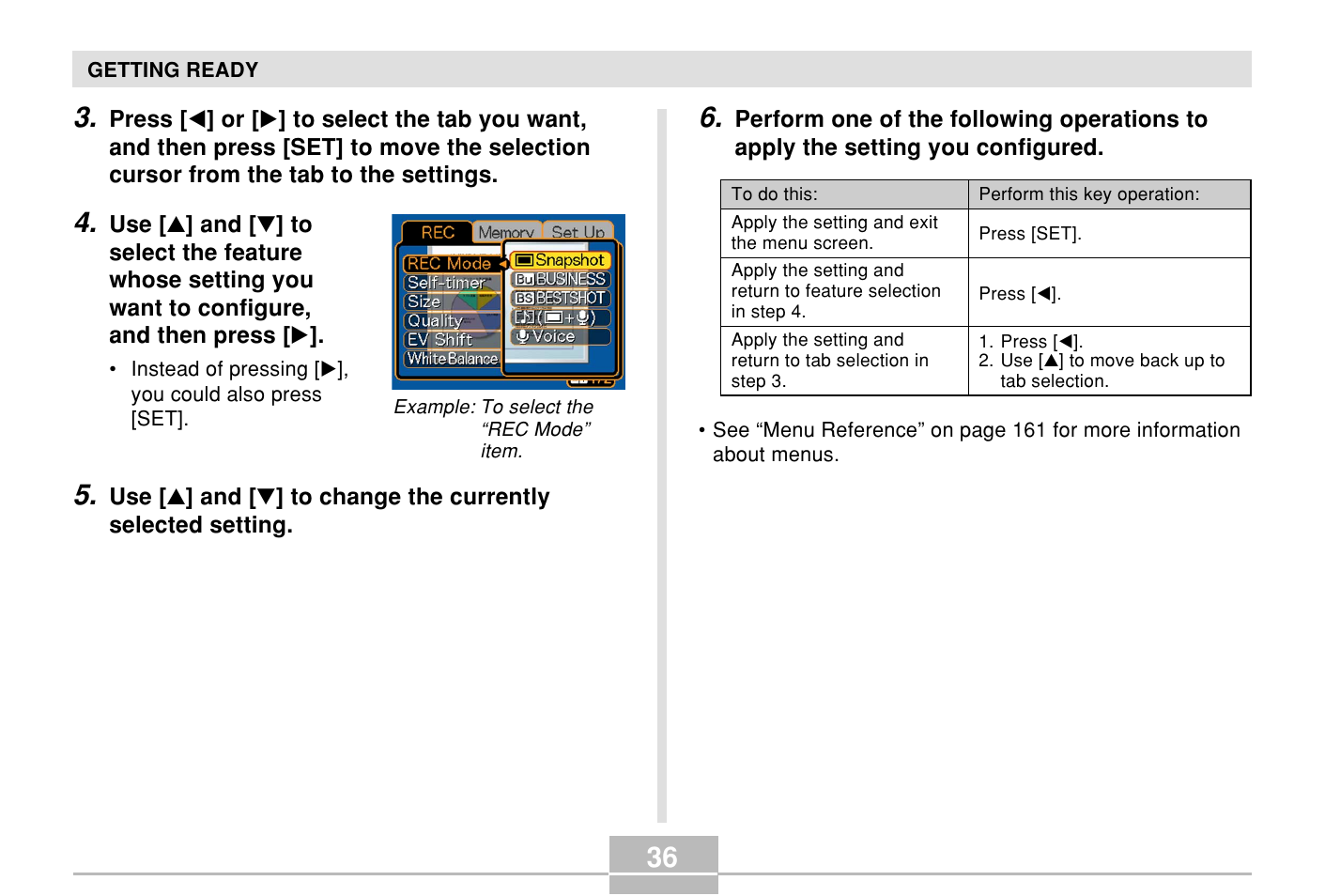 Casio E MULTI PJ CAMERA Multifunctional Camera System User Manual | Page 36 / 174