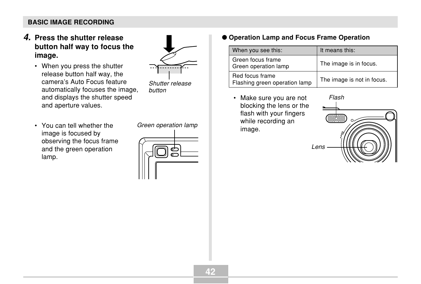 Casio E MULTI PJ CAMERA Multifunctional Camera System User Manual | Page 42 / 174