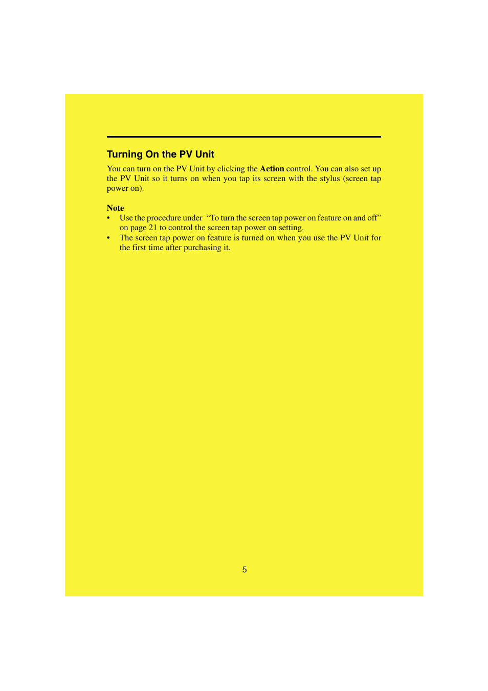 Turning on the pv unit | Casio PV-S460/PV-S660 User Manual | Page 7 / 187