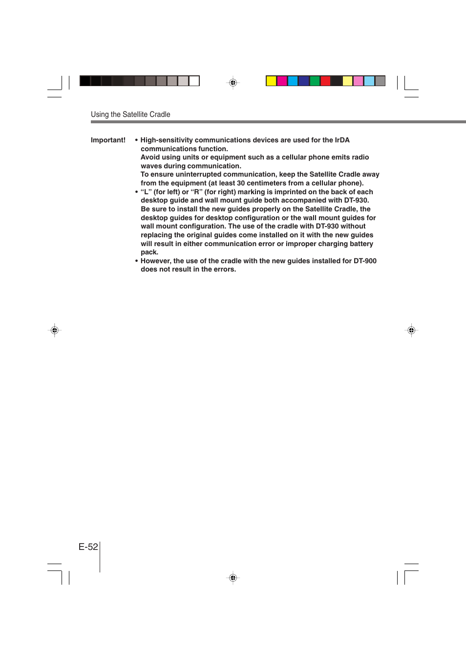 E-52 | Casio DT-930 User Manual | Page 52 / 68