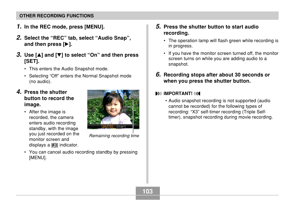 Casio EX-S500 User Manual | Page 103 / 235