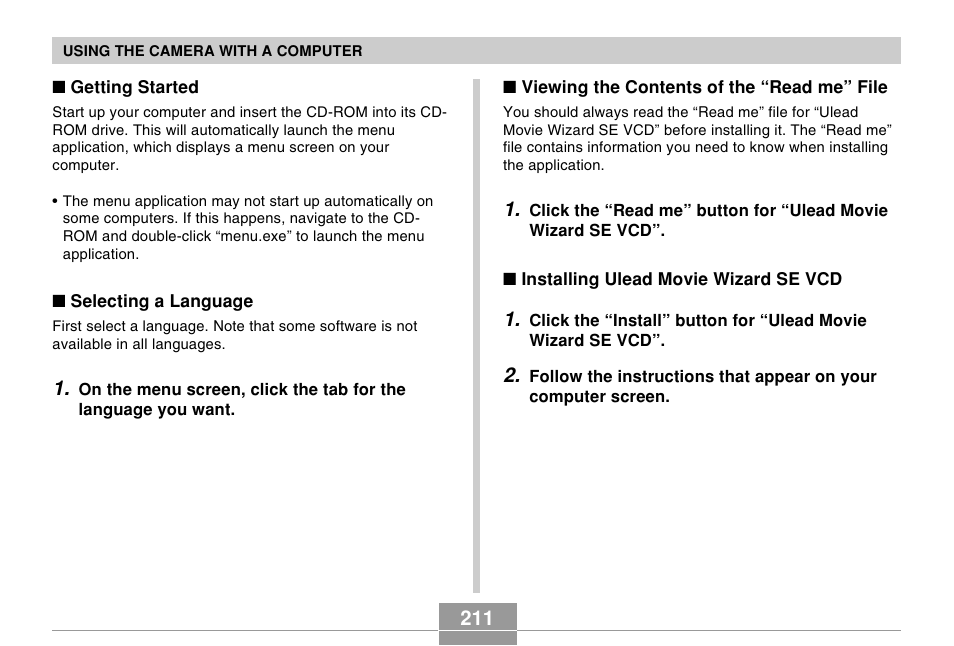 Casio EX-S500 User Manual | Page 211 / 235