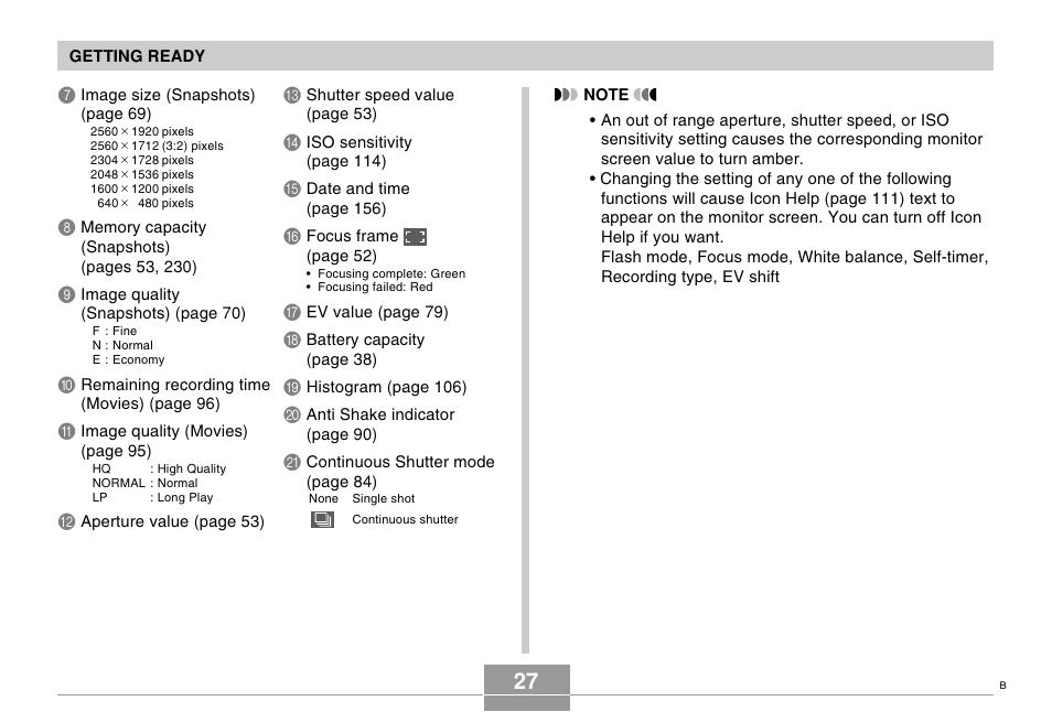 Casio EX-S500 User Manual | Page 27 / 235