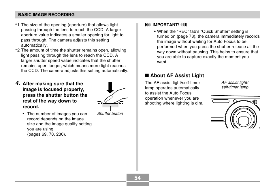 Casio EX-S500 User Manual | Page 54 / 235