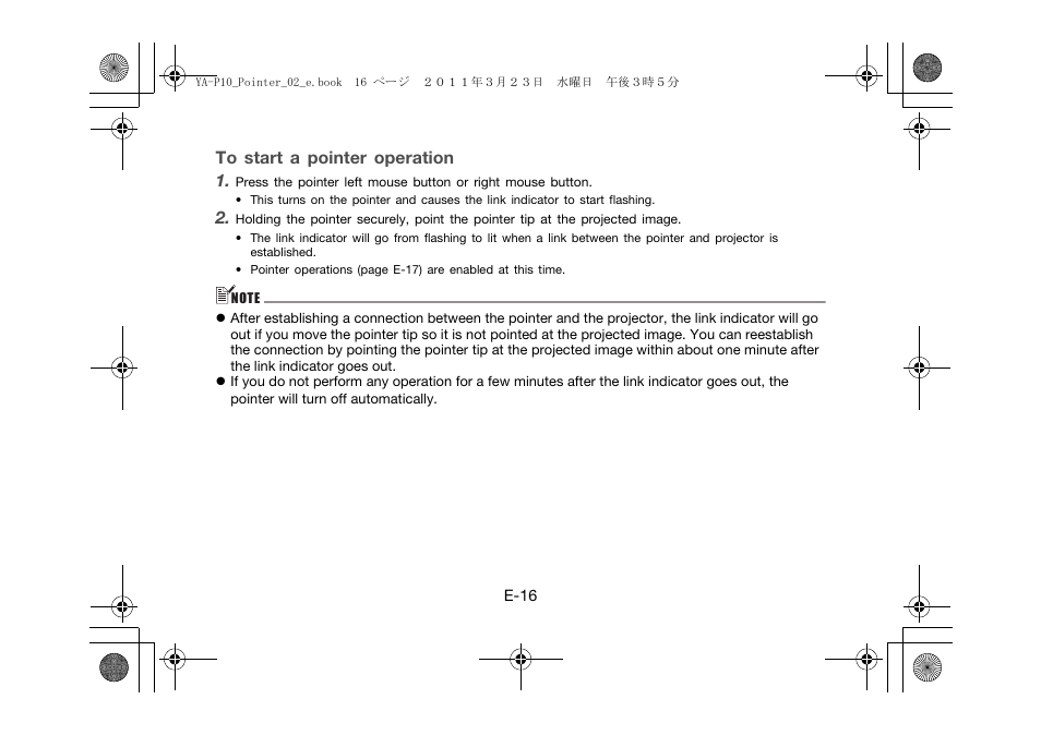 Casio YA-P10 User Manual | Page 17 / 30