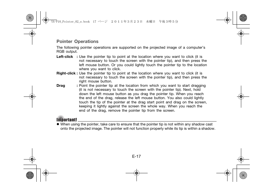 Casio YA-P10 User Manual | Page 18 / 30