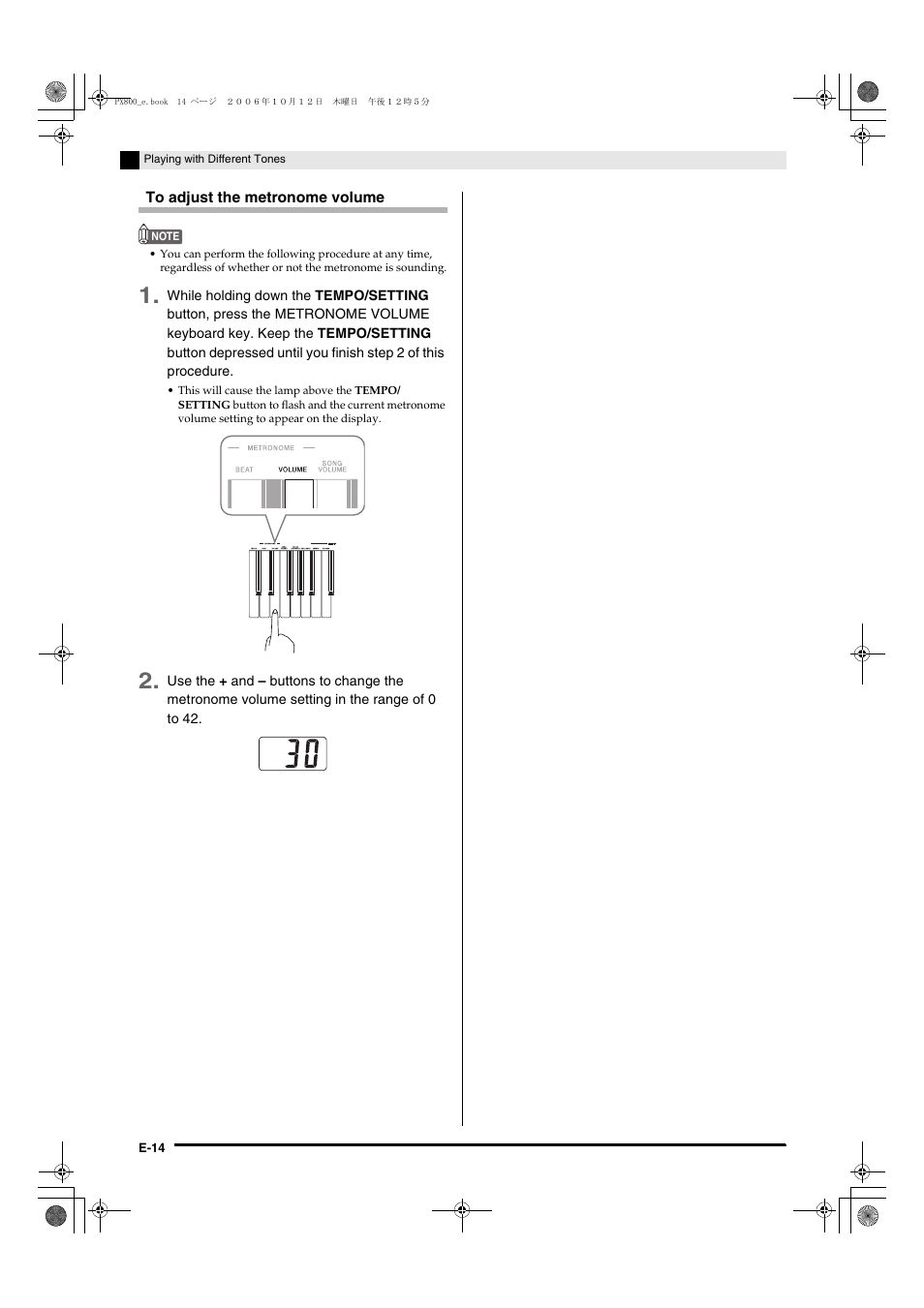 Casio PX-800 User Manual | Page 18 / 53