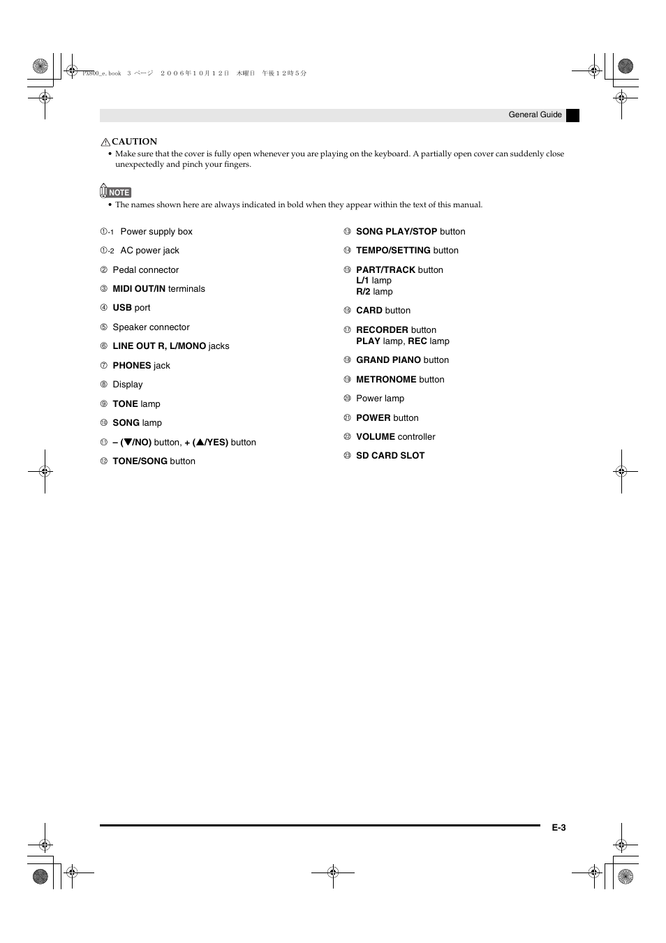 Casio PX-800 User Manual | Page 7 / 53