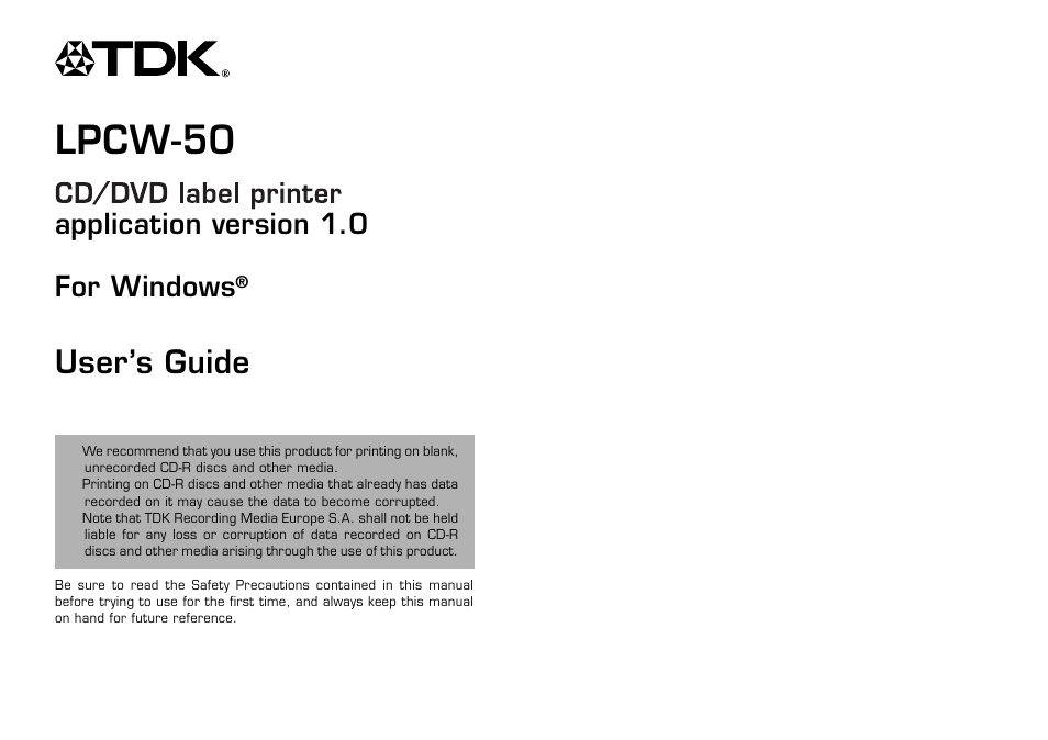 Casio LPCW-50 User Manual | 85 pages