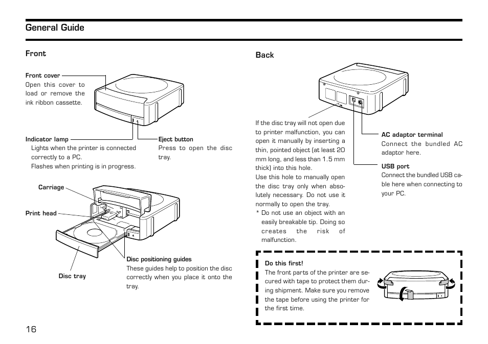 General guide | Casio LPCW-50 User Manual | Page 17 / 85