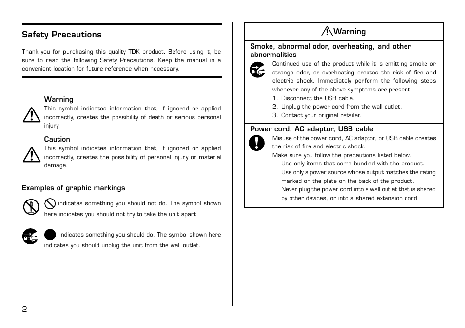 Safety precautions | Casio LPCW-50 User Manual | Page 3 / 85