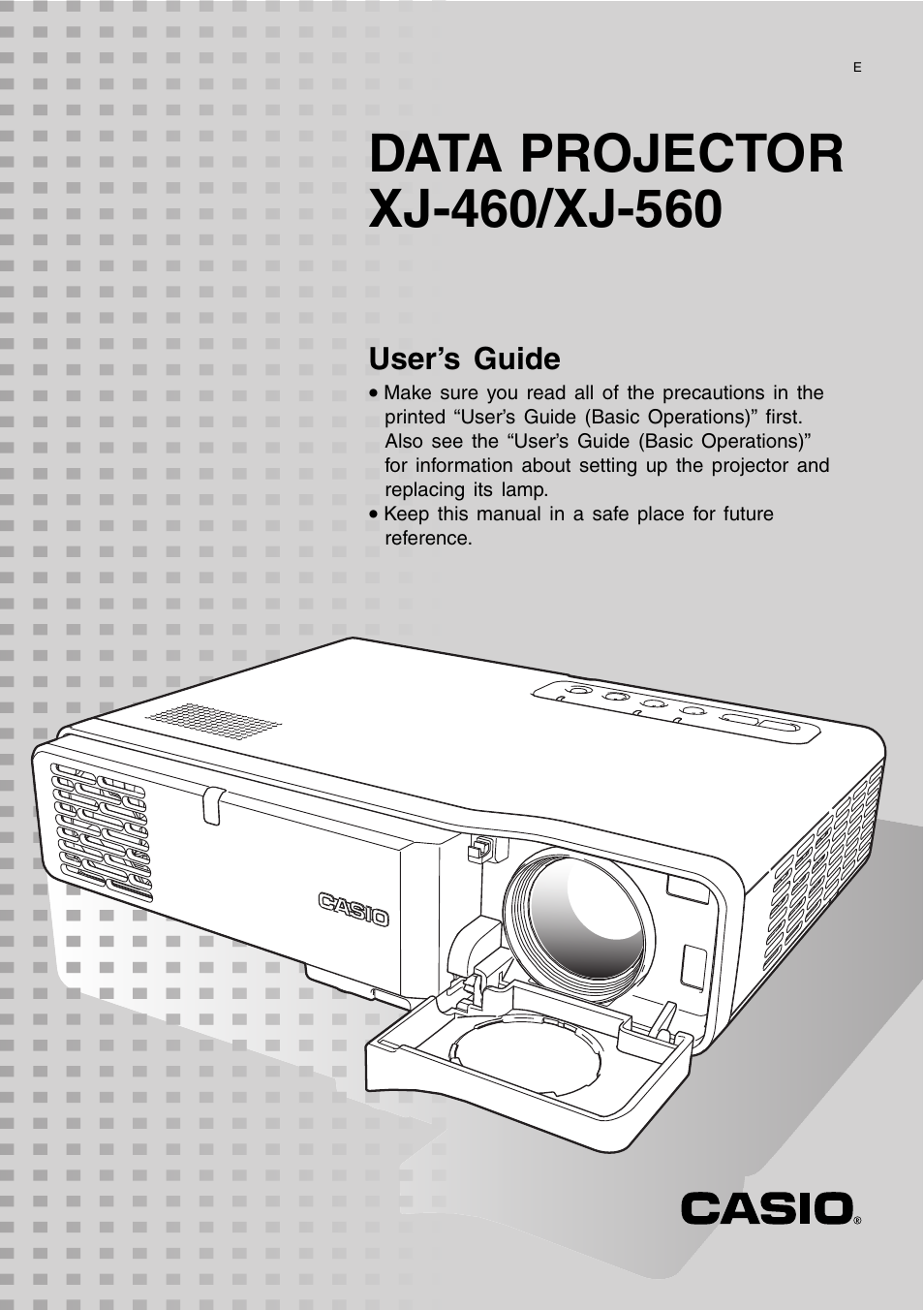 Casio XJ-460 User Manual | 78 pages