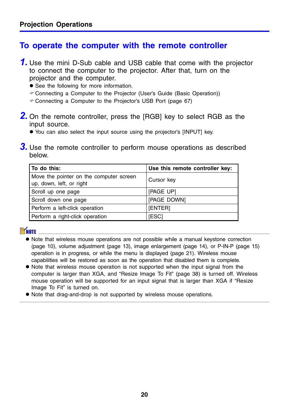 Casio XJ-460 User Manual | Page 20 / 78