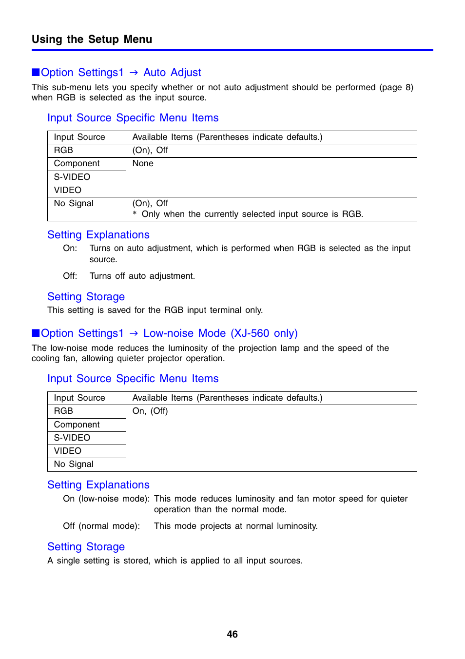 Casio XJ-460 User Manual | Page 46 / 78