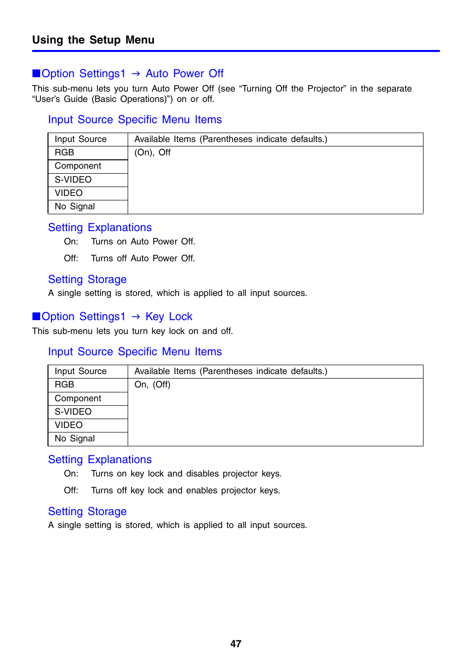 Casio XJ-460 User Manual | Page 47 / 78