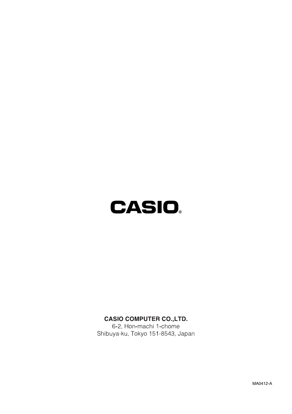 Casio XJ-460 User Manual | Page 78 / 78