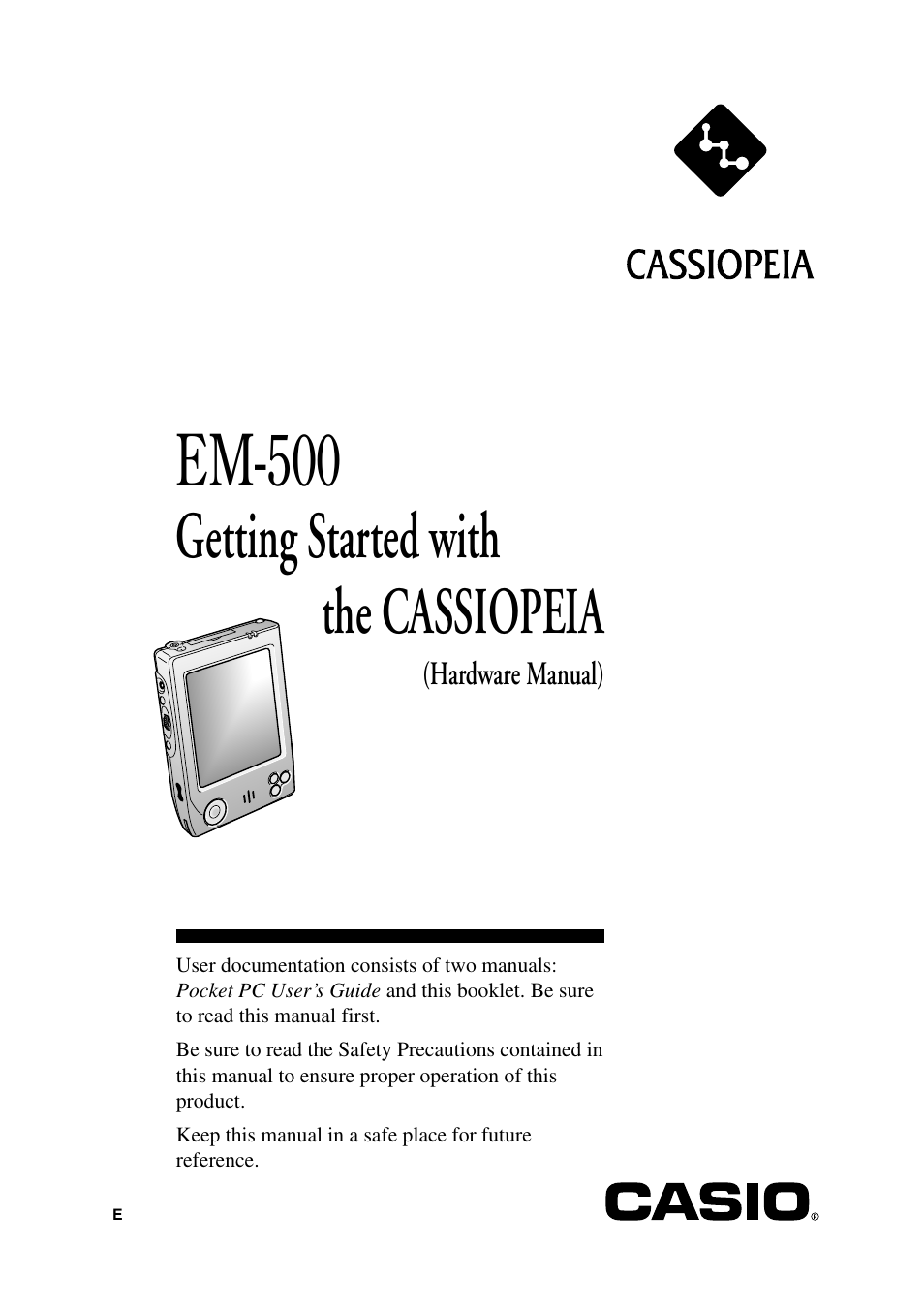 Casio Cassiopeia EM-500 User Manual | 45 pages