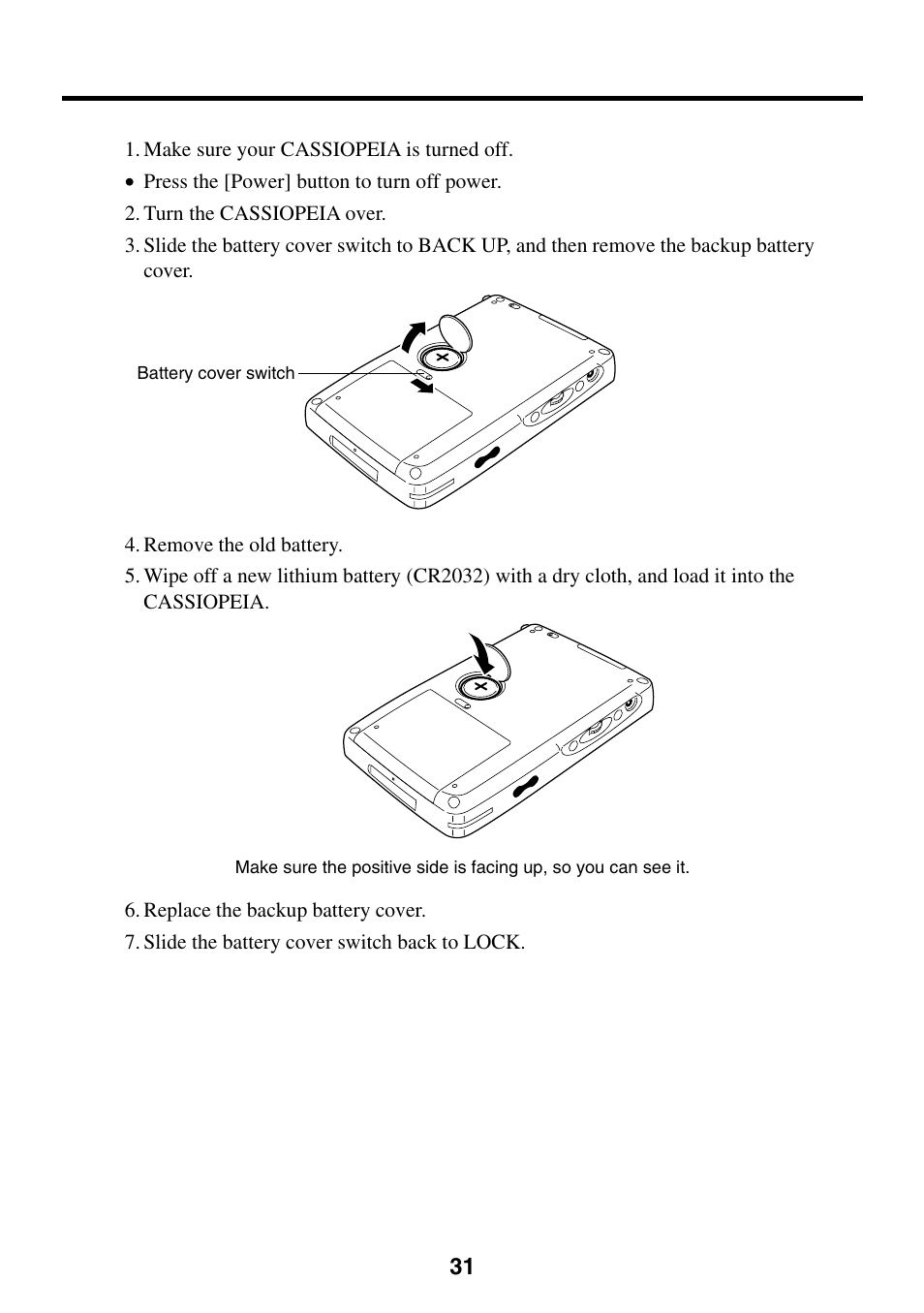 Casio Cassiopeia EM-500 User Manual | Page 31 / 45