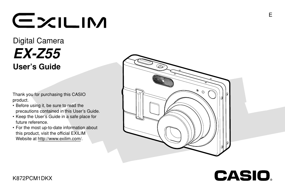 Casio EXILIM EX-Z55 User Manual | 208 pages