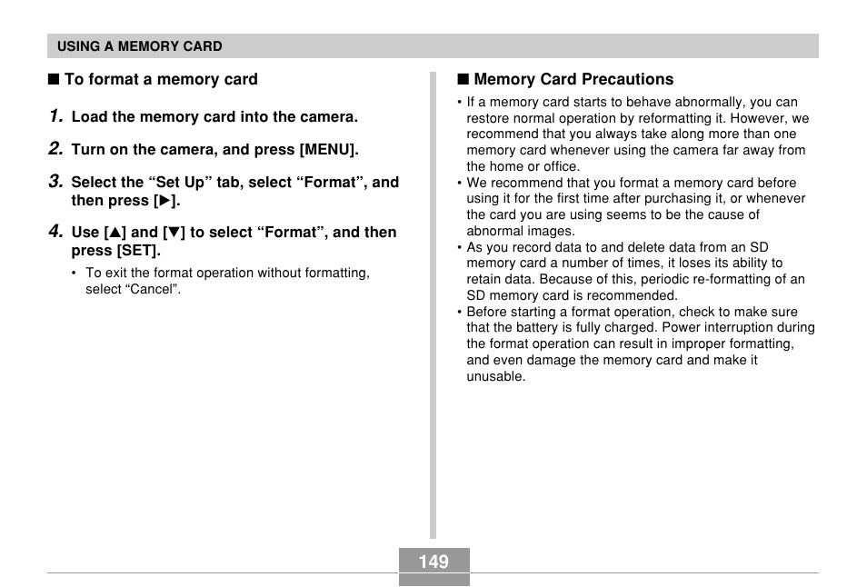 Casio EXILIM EX-Z55 User Manual | Page 149 / 208