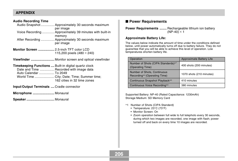 Casio EXILIM EX-Z55 User Manual | Page 206 / 208