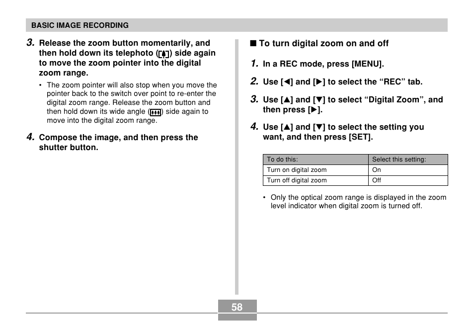 Casio EXILIM EX-Z55 User Manual | Page 58 / 208