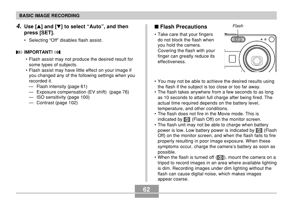 Casio EXILIM EX-Z55 User Manual | Page 62 / 208