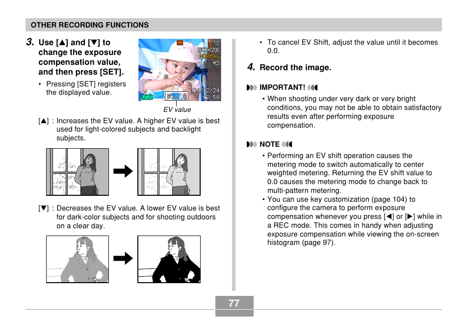 Casio EXILIM EX-Z55 User Manual | Page 77 / 208