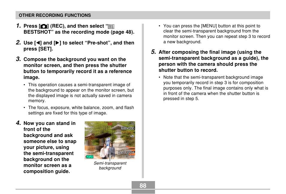 Casio EXILIM EX-Z55 User Manual | Page 88 / 208