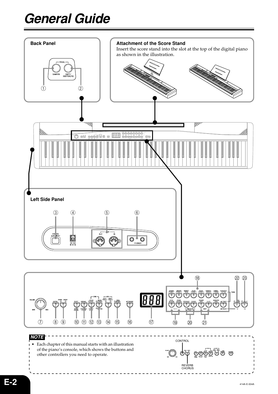 General guide | Casio PX500L User Manual | Page 4 / 36