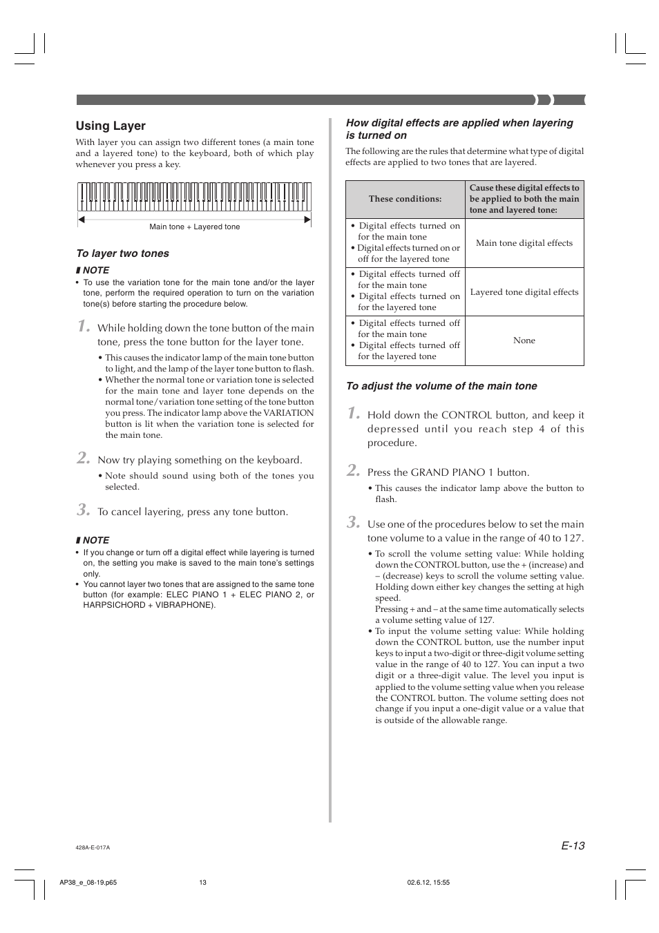 Casio AP-38 User Manual | Page 17 / 54