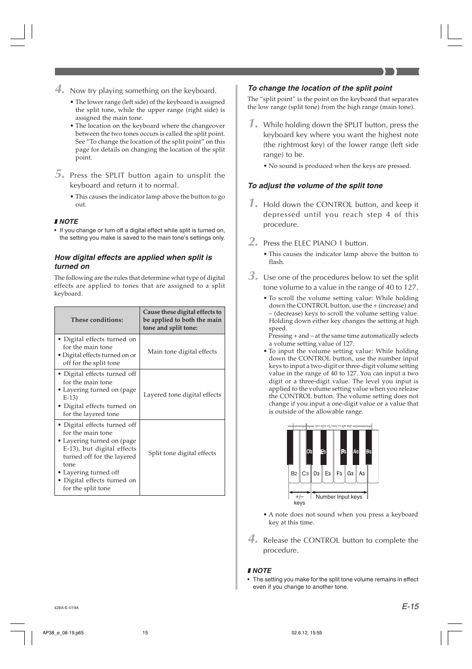 Casio AP-38 User Manual | Page 19 / 54