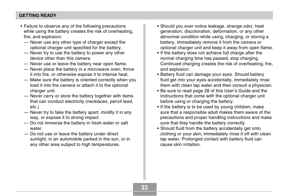 Casio EX-Z4U User Manual | Page 33 / 57