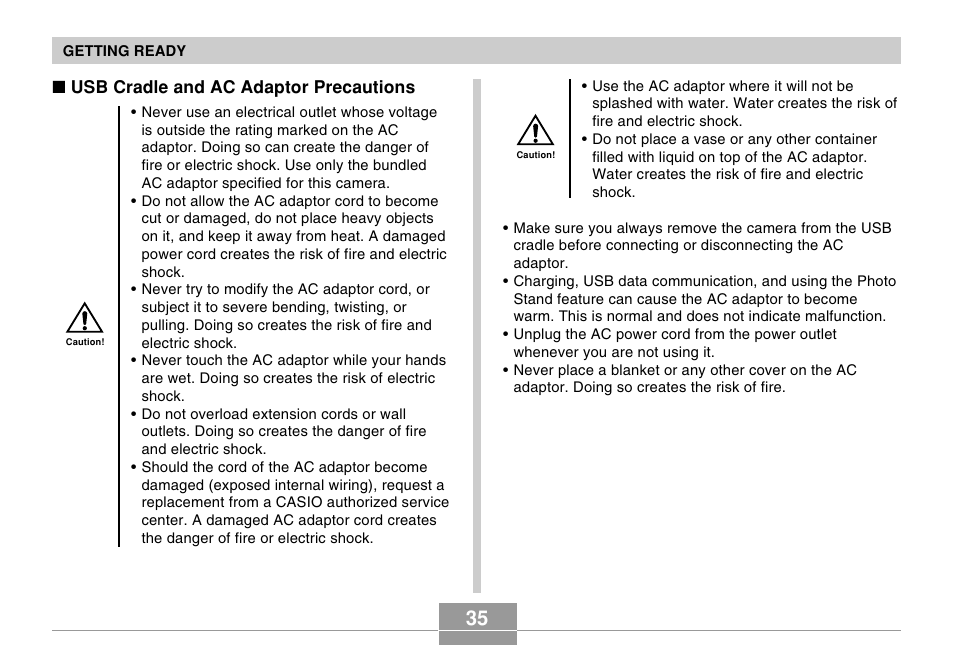 Casio EX-Z4U User Manual | Page 35 / 57