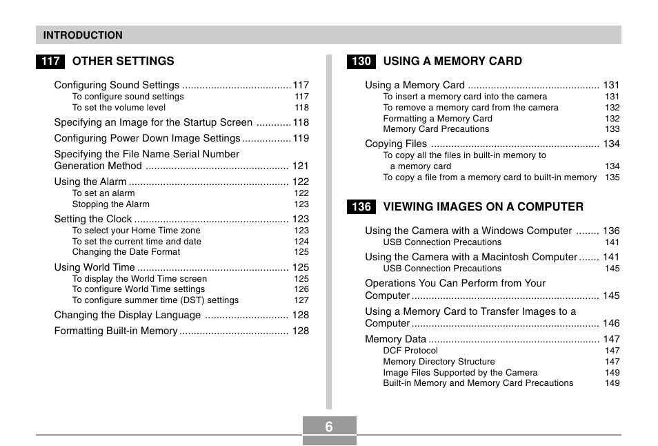 Casio EX-Z4U User Manual | Page 6 / 57