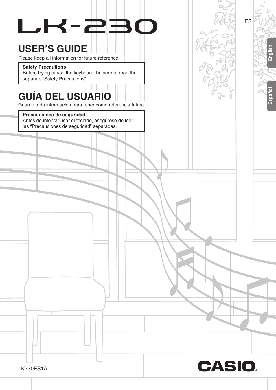 Casio LK230ES1A User Manual | 47 pages