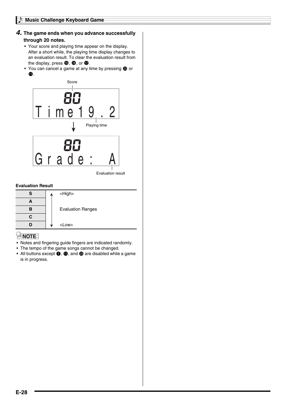 Casio LK230ES1A User Manual | Page 30 / 47