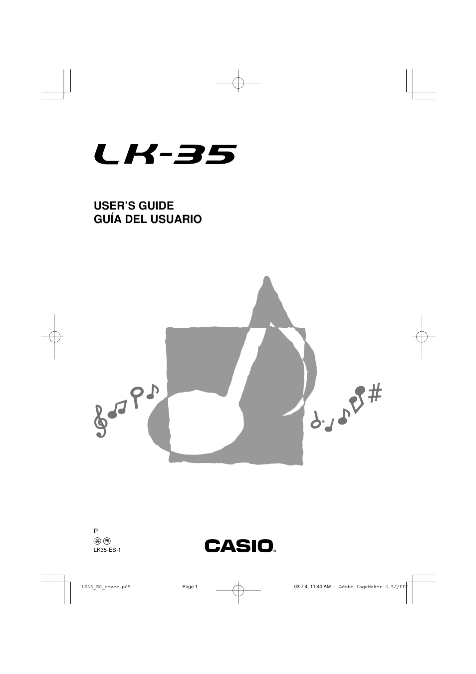 Casio LK35 User Manual | 48 pages